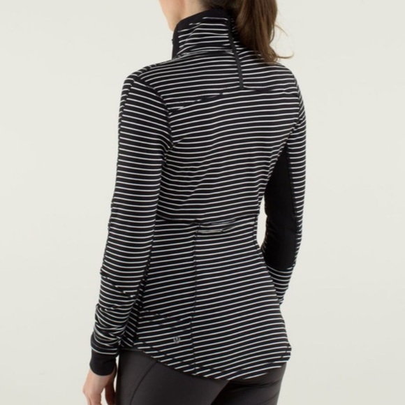 Lululemon Base Runner Parallel Stripe Half Zip - Picture 2 of 8